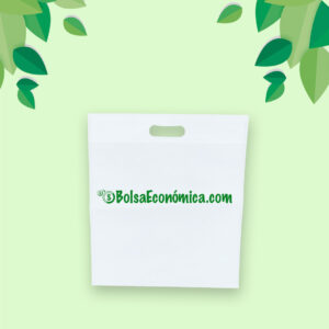 Bolsa ecológica blanca tipo sobre de Non Woven