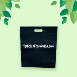 Bolsa ecológica negra tipo sobre de Non Woven